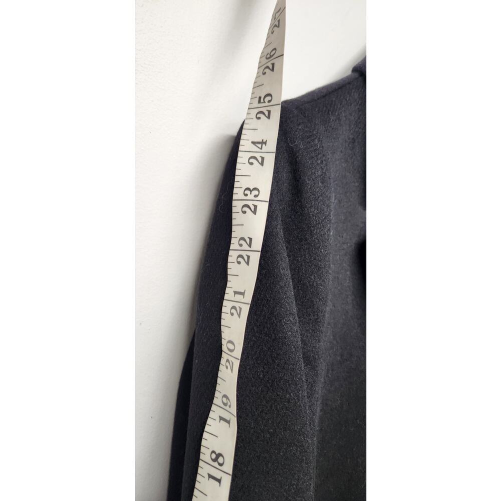 Kobi Halperin Women's Channing Genuine Shearling Trim Black Wool Blend Coat, Sm - Picture 10 of 15